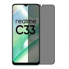Realme C33 מגן מסך הידרוג'ל פרטיות (סיליקון) יחידה אחת סקרין מובייל
