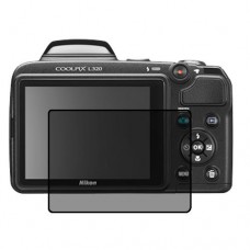 מגן מסך הידרוג'ל פרטיות (סיליקון) למצלמה מדגם : Nikon Coolpix L320 מותג : סקרין מובייל
