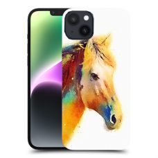 סוס אקוורל כיסוי מגן קשיח מעוצב ל Apple iPhone 14 Plus סקרין מובייל