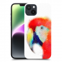 תוכי Aquarelle כיסוי מגן קשיח מעוצב ל Apple iPhone 14 Plus סקרין מובייל