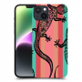 לטאות שחורות כיסוי מגן קשיח מעוצב ל Apple iPhone 14 Plus סקרין מובייל