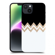 לבן שחור כיסוי מגן קשיח מעוצב ל Apple iPhone 14 Plus סקרין מובייל