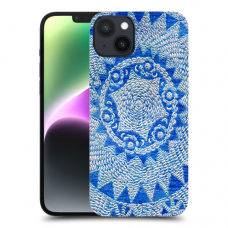 מנדלה כחולה כיסוי מגן קשיח מעוצב ל Apple iPhone 14 Plus סקרין מובייל