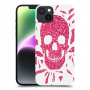 בורדו סקול כיסוי מגן קשיח מעוצב ל Apple iPhone 14 Plus סקרין מובייל