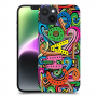 כאוס צבעוני כיסוי מגן קשיח מעוצב ל Apple iPhone 14 Plus סקרין מובייל