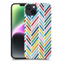 צבע זיג-זגס כיסוי מגן קשיח מעוצב ל Apple iPhone 14 Plus סקרין מובייל