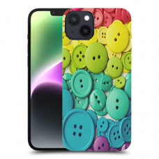 כפתורים צבעוניים כיסוי מגן קשיח מעוצב ל Apple iPhone 14 Plus סקרין מובייל
