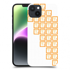 30 תמונות שמאל לב כיסוי מגן קשיח מעוצב ל Apple iPhone 14 Plus סקרין מובייל
