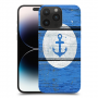 עוגן על כחול כיסוי מגן קשיח מעוצב ל Apple iPhone 14 Pro Max סקרין מובייל