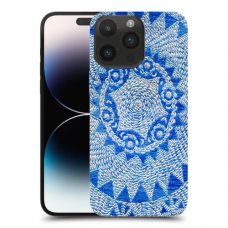 מנדלה כחולה כיסוי מגן קשיח מעוצב ל Apple iPhone 14 Pro Max סקרין מובייל