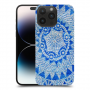 מנדלה כחולה כיסוי מגן קשיח מעוצב ל Apple iPhone 14 Pro Max סקרין מובייל