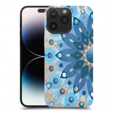 פרח כחול כיסוי מגן קשיח מעוצב ל Apple iPhone 14 Pro Max סקרין מובייל