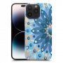 פרח כחול כיסוי מגן קשיח מעוצב ל Apple iPhone 14 Pro Max סקרין מובייל