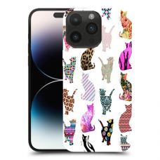 חתולים צבעוניים כיסוי מגן קשיח מעוצב ל Apple iPhone 14 Pro Max סקרין מובייל