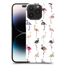 פלמינגו צבעוניים כיסוי מגן קשיח מעוצב ל Apple iPhone 14 Pro Max סקרין מובייל