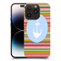 עוגן על פסים כיסוי מגן קשיח מעוצב ל Apple iPhone 14 Pro סקרין מובייל