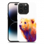 דוב אקוורל כיסוי מגן קשיח מעוצב ל Apple iPhone 14 Pro סקרין מובייל