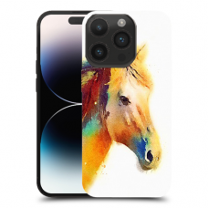 סוס אקוורל כיסוי מגן קשיח מעוצב ל Apple iPhone 14 Pro סקרין מובייל
