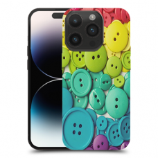 כפתורים צבעוניים כיסוי מגן קשיח מעוצב ל Apple iPhone 14 Pro סקרין מובייל