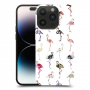 פלמינגו צבעוניים כיסוי מגן קשיח מעוצב ל Apple iPhone 14 Pro סקרין מובייל