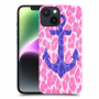 עוגן בנמר ורוד כיסוי מגן קשיח מעוצב ל Apple iPhone 14 סקרין מובייל