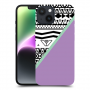 גיאומטריה בשחור-לבן כיסוי מגן קשיח מעוצב ל Apple iPhone 14 סקרין מובייל