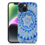 מנדלה כחולה כיסוי מגן קשיח מעוצב ל Apple iPhone 14 סקרין מובייל