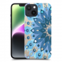 פרח כחול כיסוי מגן קשיח מעוצב ל Apple iPhone 14 סקרין מובייל