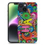 כאוס צבעוני כיסוי מגן קשיח מעוצב ל Apple iPhone 14 סקרין מובייל