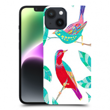 ציפורים צבעוניות כיסוי מגן קשיח מעוצב ל Apple iPhone 14 סקרין מובייל