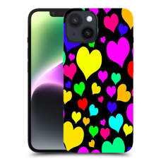 לבבות צבעוניים כיסוי מגן קשיח מעוצב ל Apple iPhone 14 סקרין מובייל