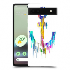 עוגנים בצבע בוכה כיסוי מגן קשיח מעוצב ל Google Pixel 6a סקרין מובייל