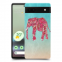 בורדו אלפנט כיסוי מגן קשיח מעוצב ל Google Pixel 6a סקרין מובייל
