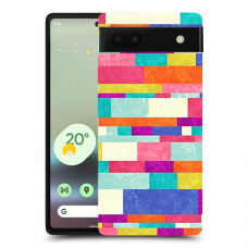 לבנים צבעוניות כיסוי מגן קשיח מעוצב ל Google Pixel 6a סקרין מובייל