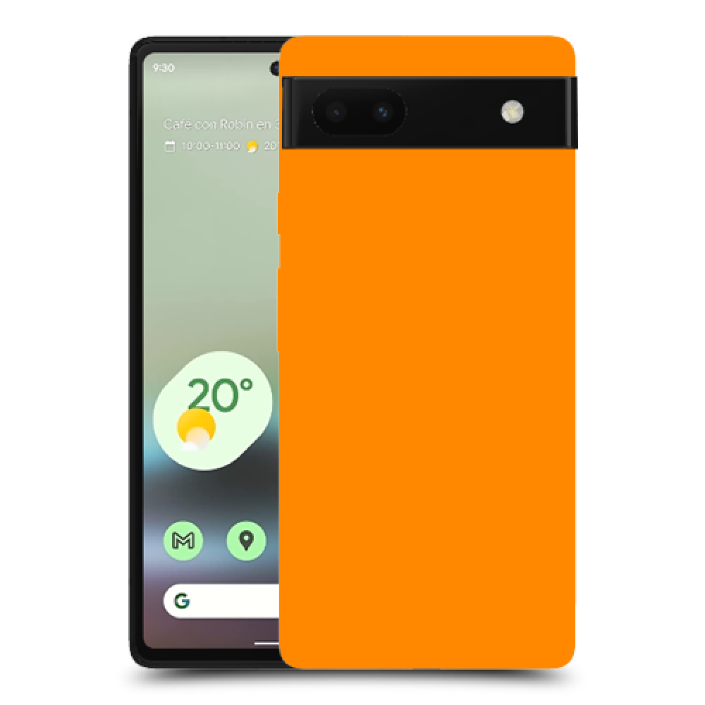 תפוז כיסוי מגן קשיח מעוצב ל Google Pixel 6a סקרין מובייל