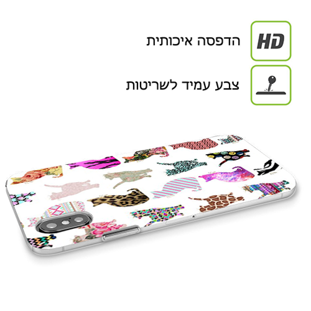 חתולים צבעוניים כיסוי מגן קשיח מעוצב ל Apple iPhone 14 Pro סקרין מובייל
