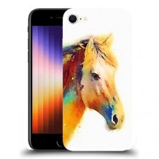 כיסוי מעוצב - סוס אקוורל לדגם : Apple iPhone SE 2022 מותג : סקרין מובייל