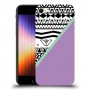 כיסוי מעוצב - גיאומטריה בשחור-לבן לדגם : Apple iPhone SE 2022 מותג : סקרין מובייל