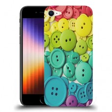 כיסוי מעוצב - כפתורים צבעוניים לדגם : Apple iPhone SE 2022 מותג : סקרין מובייל