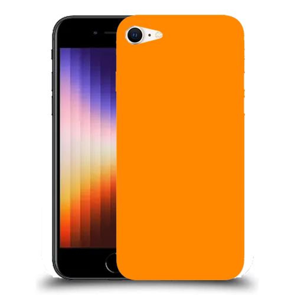כיסוי בצבע -תפוז לדגם : Apple iPhone SE 2022 מותג : סקרין מובייל