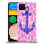כיסוי מעוצב - עוגן בנמר ורוד לדגם : Google Pixel 4a 5G מותג : סקרין מובייל