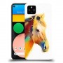 כיסוי מעוצב - סוס אקוורל לדגם : Google Pixel 4a 5G מותג : סקרין מובייל