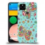 כיסוי מעוצב - פרפרים על כחול לדגם : Google Pixel 4a 5G מותג : סקרין מובייל
