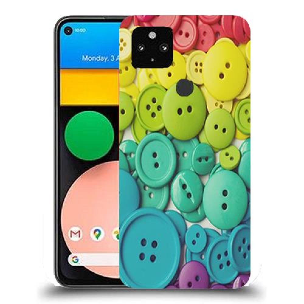 כיסוי מעוצב - כפתורים צבעוניים לדגם : Google Pixel 4a 5G מותג : סקרין מובייל