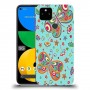 כיסוי מעוצב - פרפרים על כחול לדגם : Google Pixel 5A 5G מותג : סקרין מובייל