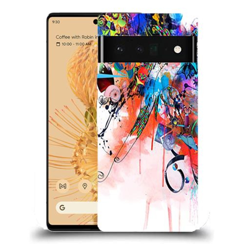 כיסוי מעוצב - זר צבעוני לדגם : Google Pixel 6 Pro מותג : סקרין מובייל