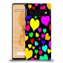 כיסוי מעוצב - לבבות צבעוניים לדגם : Google Pixel 6 Pro מותג : סקרין מובייל