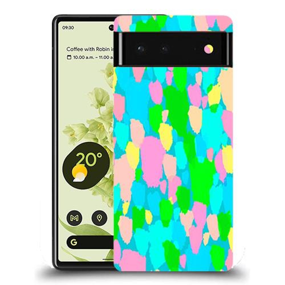 כיסוי מעוצב - צבעים אקרילים לדגם : Google Pixel 6 מותג : סקרין מובייל