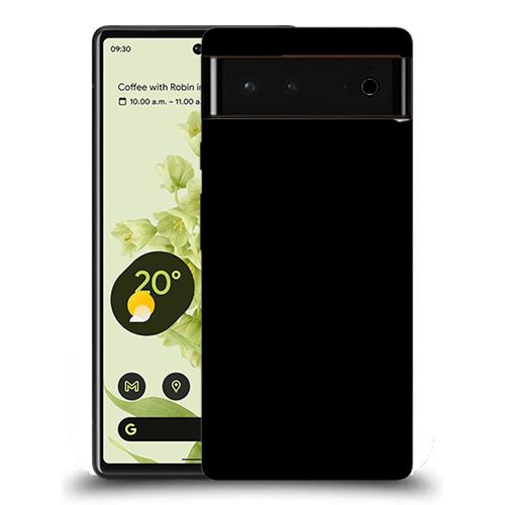 כיסוי בצבע -שָׁחוֹר לדגם : Google Pixel 6 מותג : סקרין מובייל