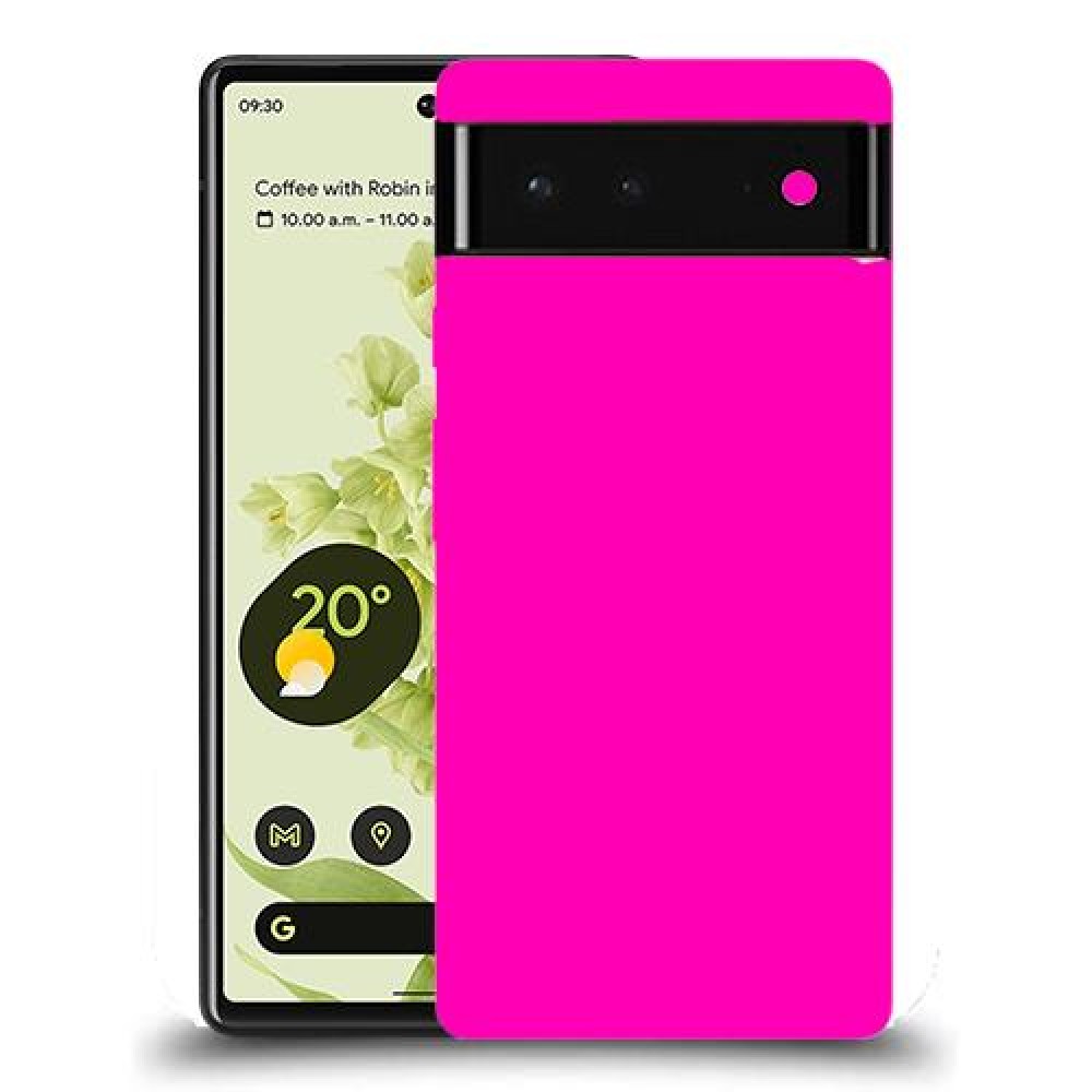 כיסוי בצבע -וָרוֹד לדגם : Google Pixel 6 מותג : סקרין מובייל